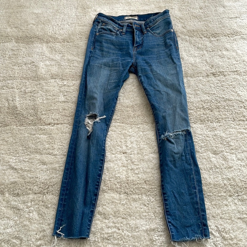 Madewell 9” Hr skinny crop